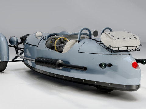 MG Morgan 3 Wheeler 3Dモデル
