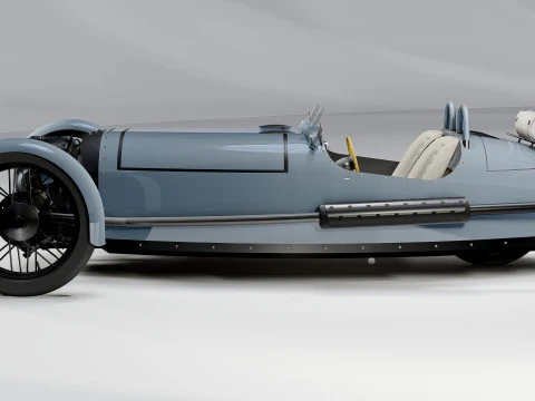 MG Morgan 3 Wheeler 3D Model