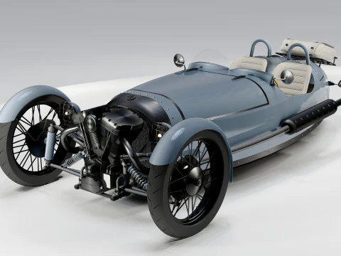 MG Morgan 3 Wheeler 3D Model