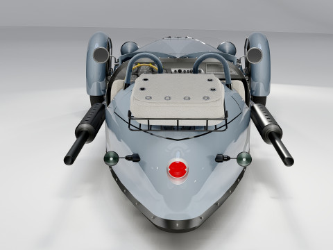 MG Morgan 3 Wheeler 3Dモデル