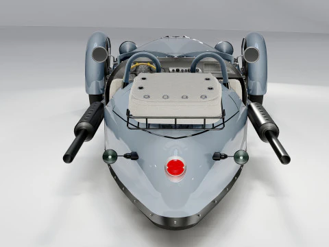 MG Morgan 3 Wheeler 3D Model