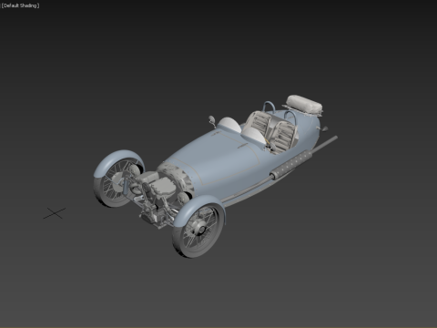 MG Morgan 3 Wheeler 3Dモデル