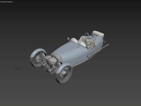 MG Morgan 3 Wheeler 3D Model