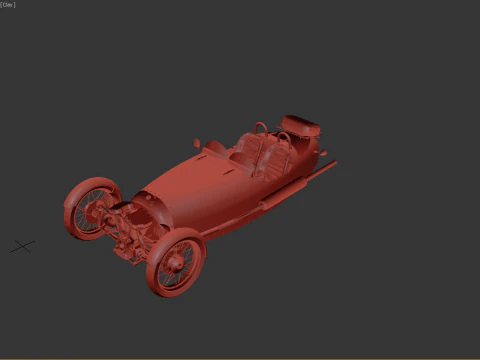 MG Morgan 3 Wheeler 3D Model