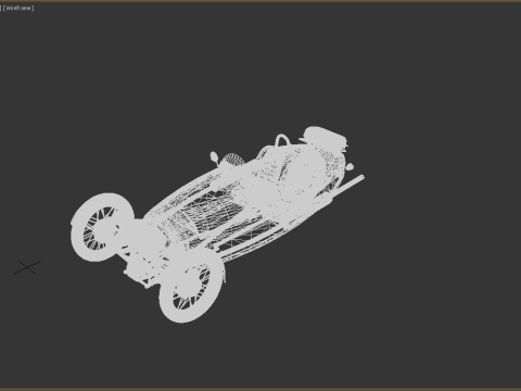 MG Morgan 3 Wheeler 3Dモデル