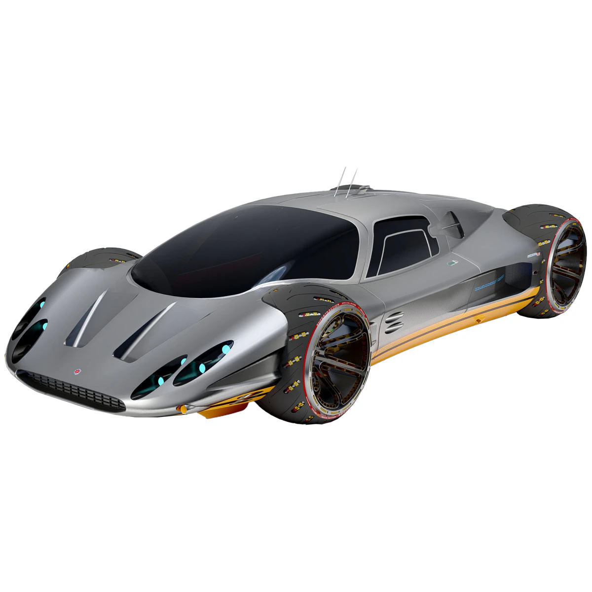 Acceleron GT Shell 3D Model .c4d .max .obj .3ds .fbx .stl .blend 