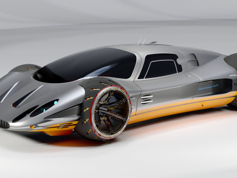 Acceleron GT Shell 3D Model
