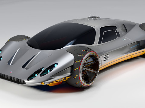 Acceleron GT Shell 3D Model