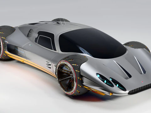 Acceleron GT Shell 3D Model