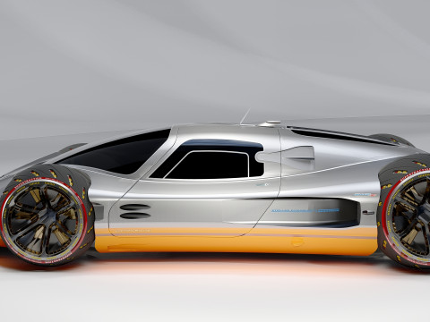 Acceleron GT Shell 3D Model