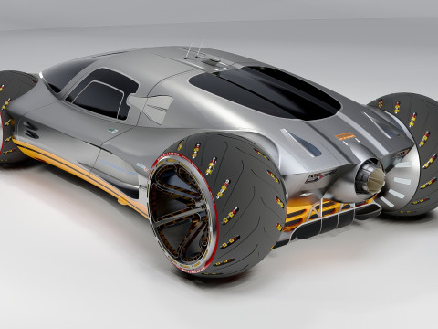 Acceleron GT Shell 3D Model