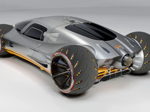 Acceleron GT Shell 3D Model