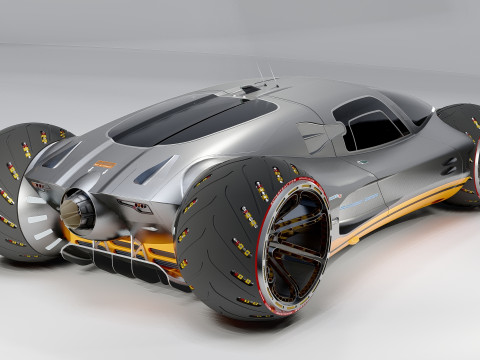 Acceleron GT Shell 3D Model