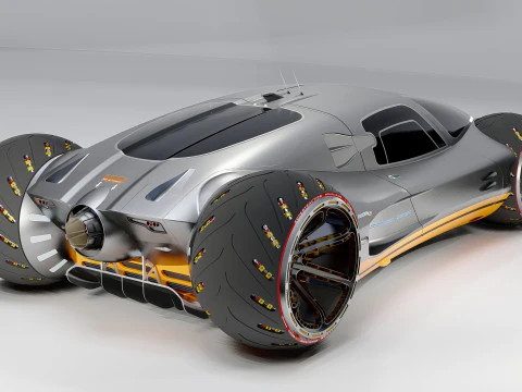 Acceleron GT Shell 3D Model