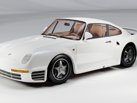 Porsche 959 1988 3D Модель