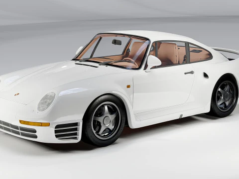 Porsche 959 1988 3D Model