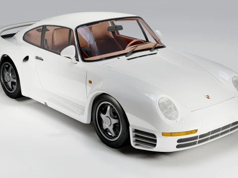 Porsche 959 1988 3D Model