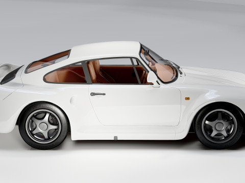 Porsche 959 1988 3D Модель