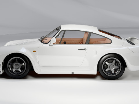 Porsche 959 1988 3D Модель