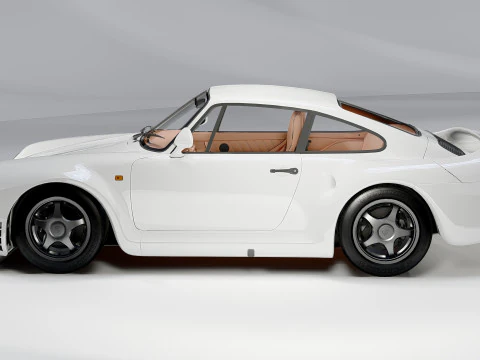 Porsche 959 1988 3D Model