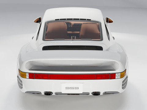 Porsche 959 1988 3D Модель
