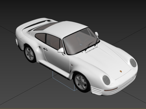 Porsche 959 1988 3D Модель