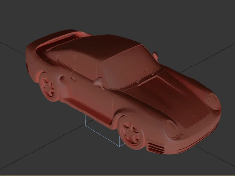 Porsche 959 1988 3D Model