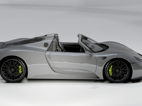 Porsche 918 Spyder 2015 Model 3D