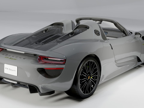 Porsche 918 Spyder 2015 Model 3D