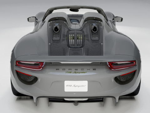 Porsche 918 Spyder 2015 Model 3D