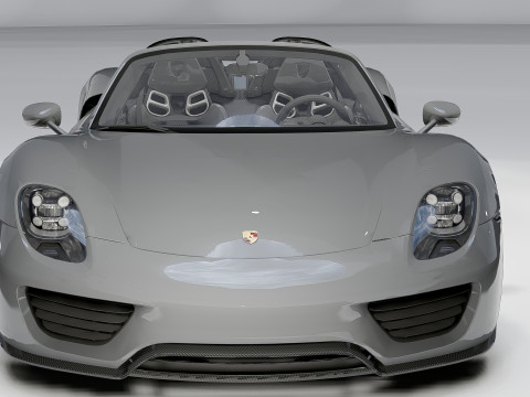 Porsche 918 Spyder 2015 Model 3D