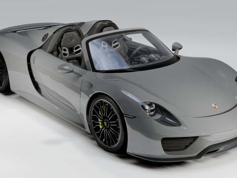 Porsche 918 Spyder 2015 Model 3D