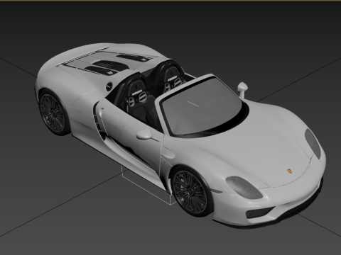 Porsche 918 Spyder 2015 Model 3D