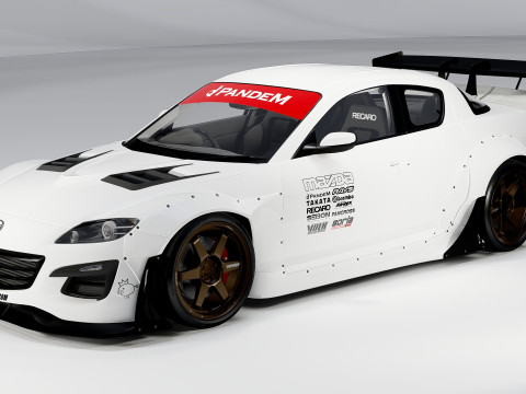 Mazda RX-8 Pandem 2004 3Dモデル