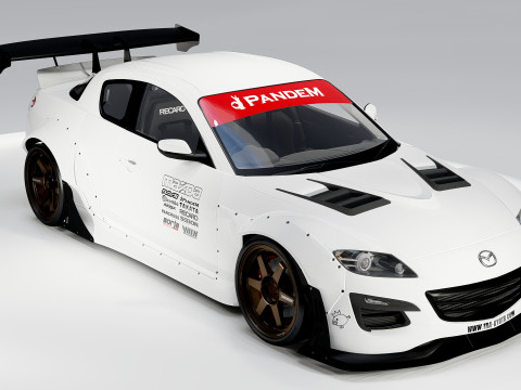 Mazda RX-8 Pandem 2004 3Dモデル