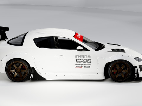 Mazda RX-8 Pandem 2004 3Dモデル