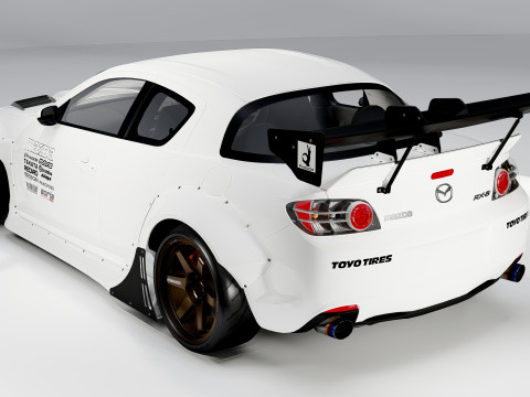 Mazda RX-8 Pandem 2004 3Dモデル