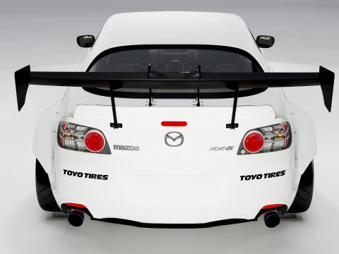 Mazda RX-8 Pandem 2004 3D Model
