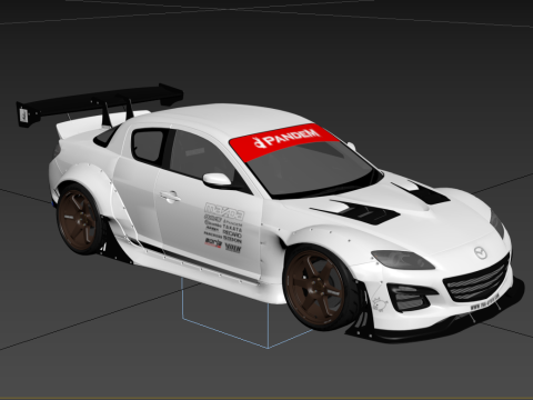 Mazda RX-8 Pandem 2004 3Dモデル