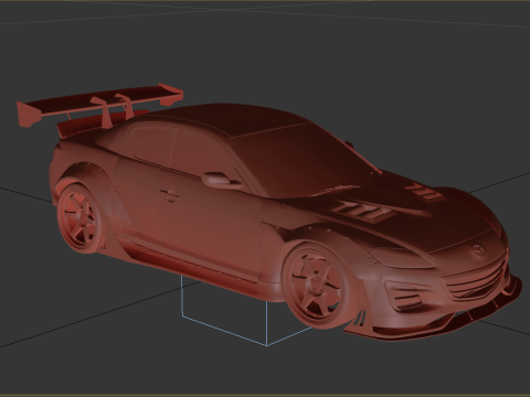 Mazda RX-8 Pandem 2004 3Dモデル