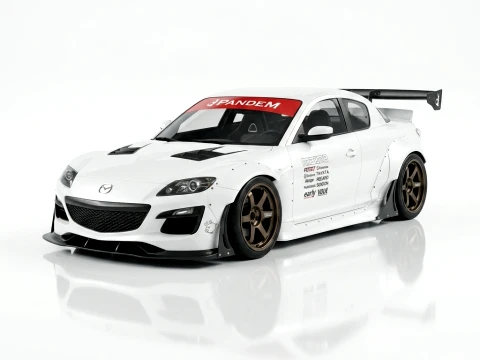 Mazda RX-8 Pandem 2004 3D Model