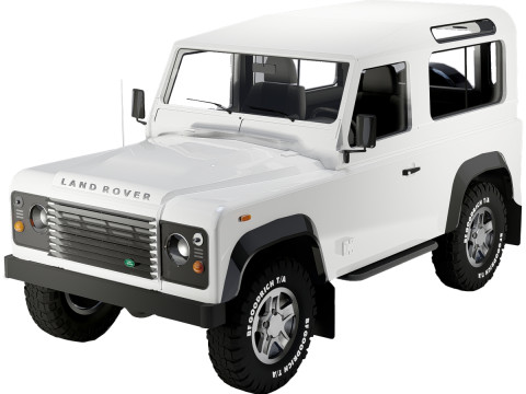 Land Rover Defender 90 3D 模型