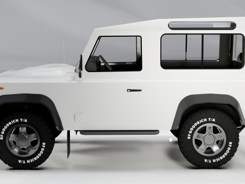 Land Rover Defender 90 Modelo 3D