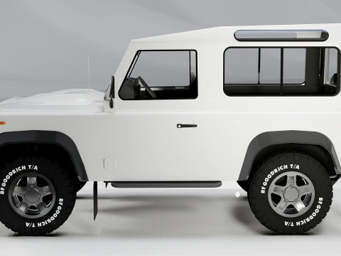 Land Rover Defender 90 3D Model