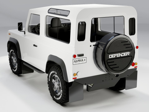 Land Rover Defender 90 Modelo 3D