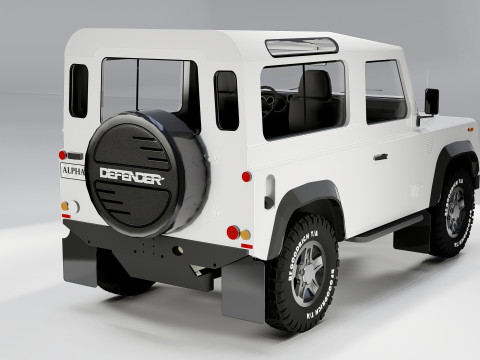 Land Rover Defender 90 Modelo 3D