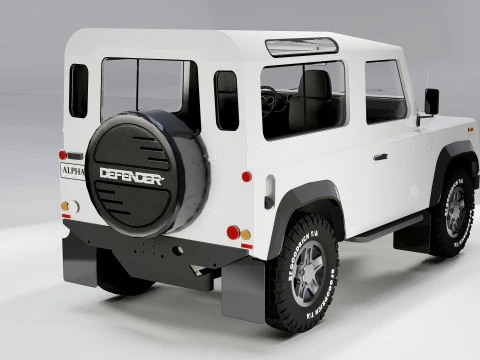 Land Rover Defender 90 3D Model