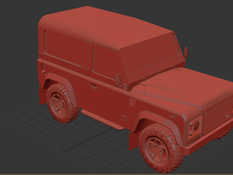Land Rover Defender 90 Modelo 3D