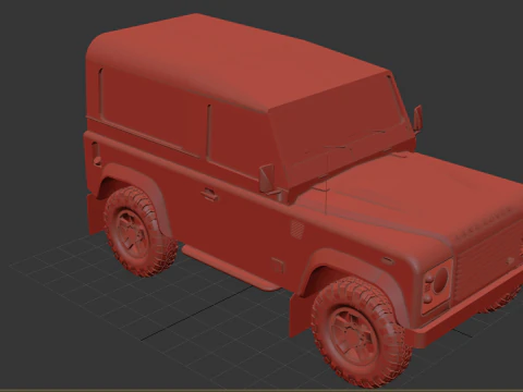 Land Rover Defender 90 3D Model