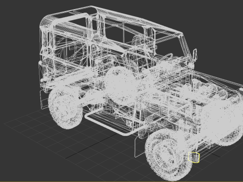 Land Rover Defender 90 Modelo 3D